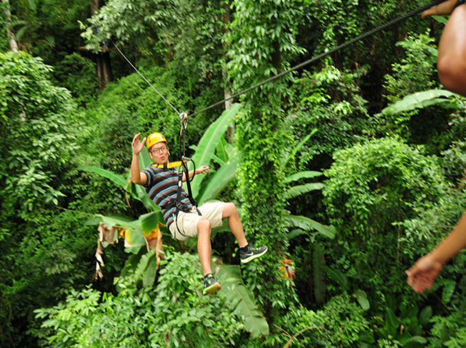 Flight of the Gibbon— Jungle Flight Zipline